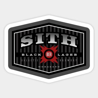 Sith Black Lager Sticker